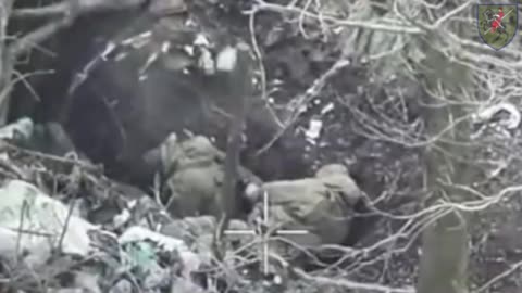 Pair of Russian Soldiers Immediately Regretting Jumping into Ukrainian Trenches