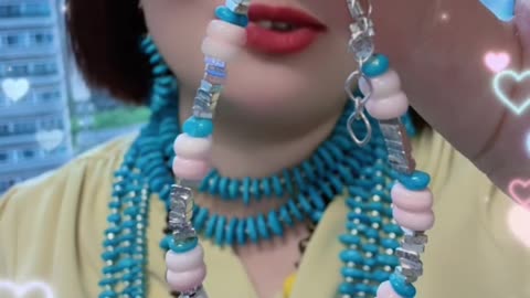 250617-6 Turquoise & Pink Conch Shell Bracelet: Collision of Warm and Cool Ocean Tones on the Wrist