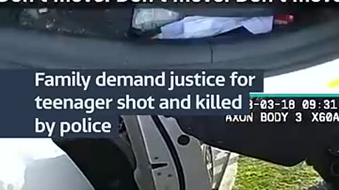 Bodycam footage shows the teen was fatally shot in the back #itvnews #news #delaneomartin #usa
