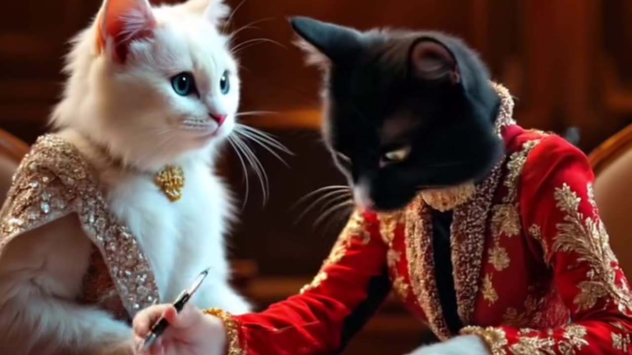 cat hard work