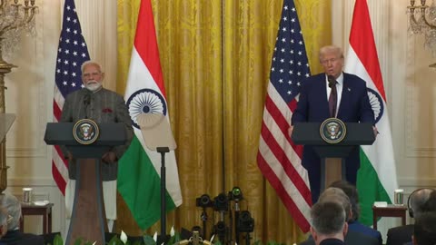 President Trump Hosts a Press Conference with Prime Minister Narendra Modi