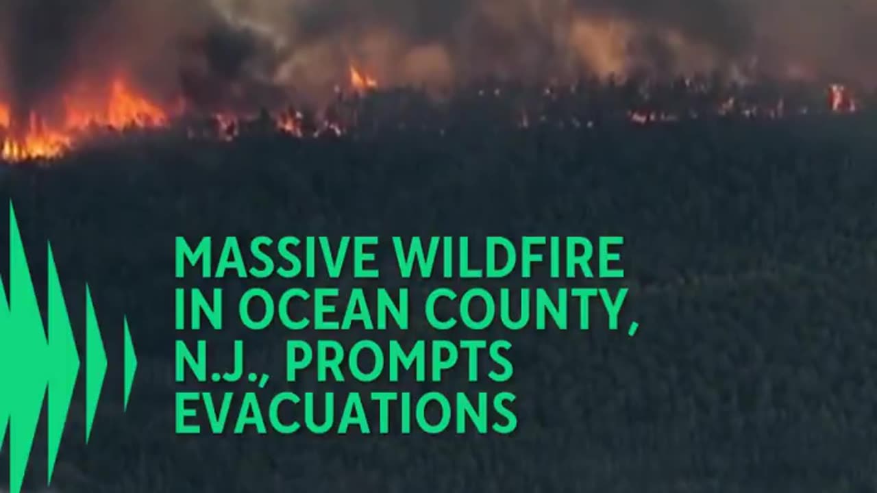 BREAKING: Evacuations are in progress after a massive wildfire erupted in Ocean County, New Jersey.