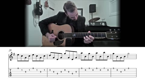 Jolly Old Saint Nicholas- Christmas Carol Crosspicking Guitar Lesson (Sheet Music + TAB)