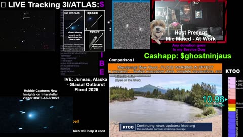 8-13-25 Live Coverage 3I Atlas & Gaza