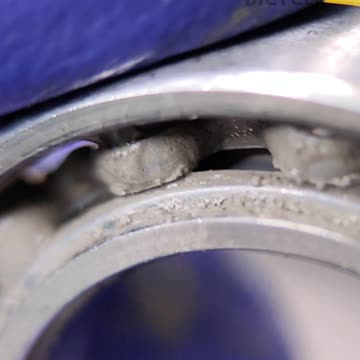 What happens to a bicycle bearing if water gets in?