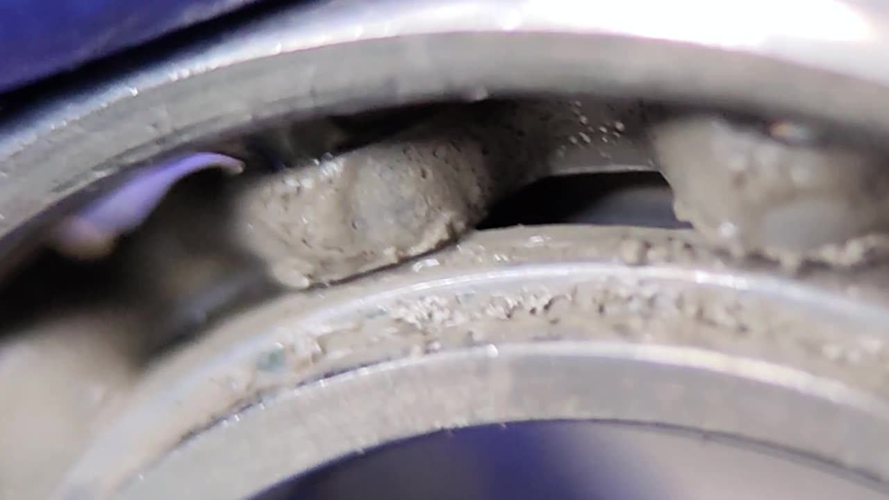What happens to a bicycle bearing if water gets in?