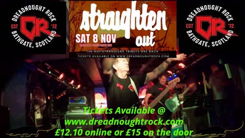 Straighten Out - DreadnoughtRock - Bathgate - 8th November 2025 - Advert