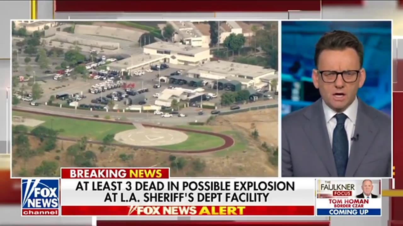 Three killed in explosion at Los Angeles County Sheriff location