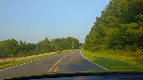 Driving across NC