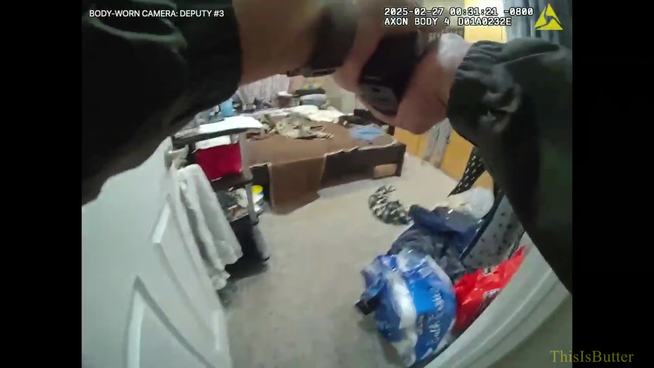 A woman trying to set houses on fire, armed with a cleaver, is fatally shot by LASD deputies