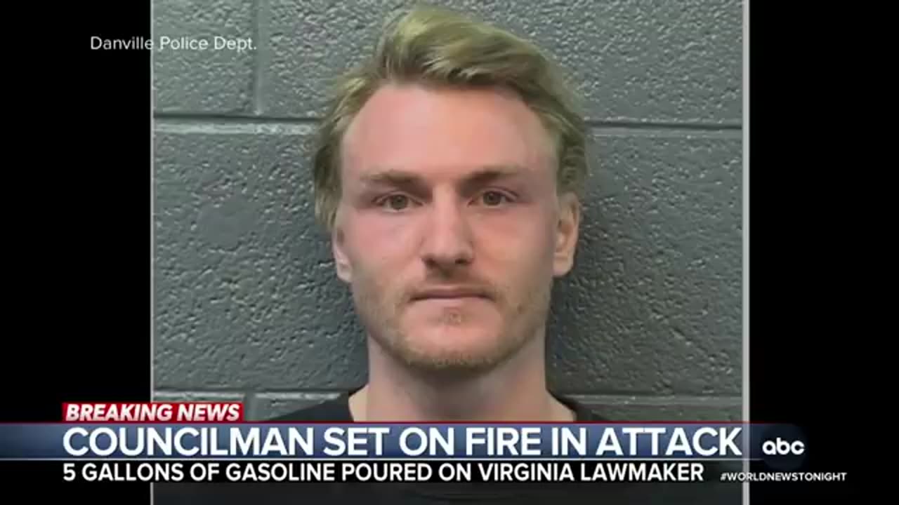 Virginia councilman Lee Vogler doused with gasoline, set on fire