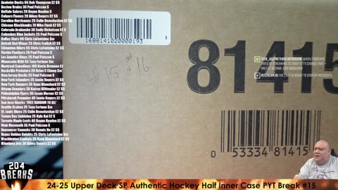 24-25 Upper Deck SP Authentic Hockey Half Inner Case PYT Break #15 [August 22 2025]