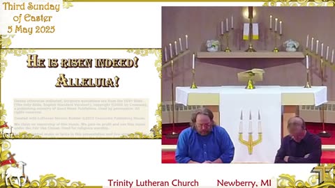 Cross-Stream from Trinity: 3rd Sunday of Easter | The Hand of the Lord Who Made Breakfast