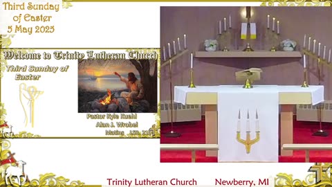 Cross-Stream from Trinity: 3rd Sunday of Easter | The Hand of the Lord Who Made Breakfast