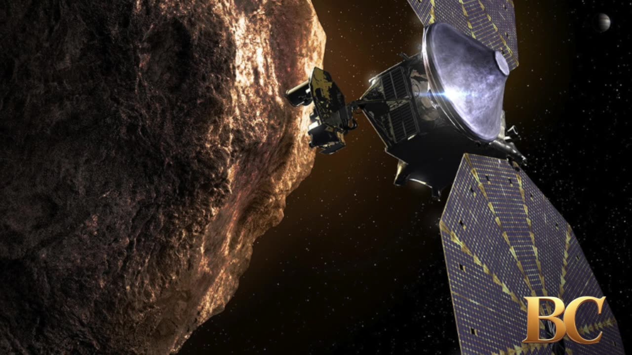 NASA’s Lucy probe flies by the asteroid Donaldjohanson on Easter Sunday