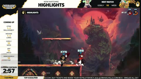 Stream 189: Watching Day 2 of Ubisoft Brawlhalla Midseason Championship
