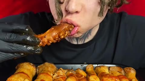 Seafood with Bacon Mukbang