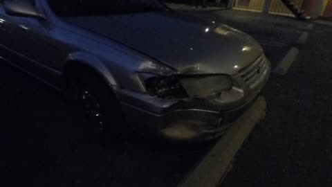 Poor vehicle got into an accident