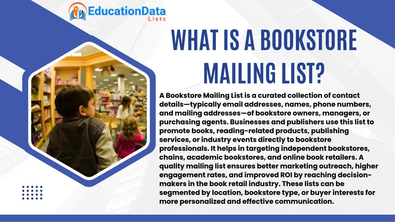 Unlock Marketing Potential With 100% Phone Verified Bookstore Mailing List