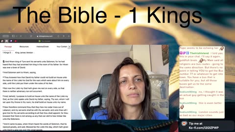 The Bible! 1 Kings 4 to 7