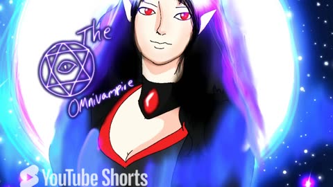 Speedpaint her descendants glow under the moon