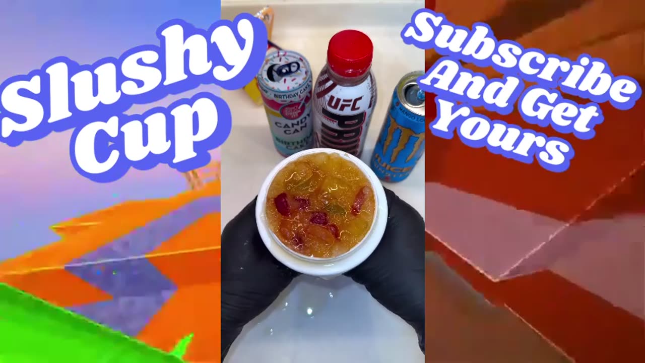 Mix Of Everything + Gummies Slushy!!! AMAZING!!!