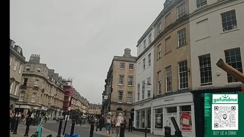 Jazz Nano Street Edition: Busking in Bath, England: 2025 Tour in UK