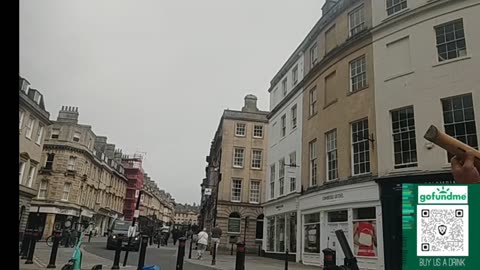 Jazz Nano Street Edition: Busking in Bath, England: 2025 Tour in UK