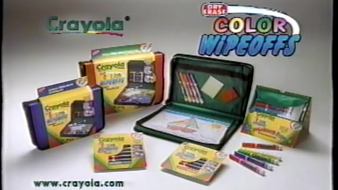Crayola Color Wipeoff Commercial - 1998