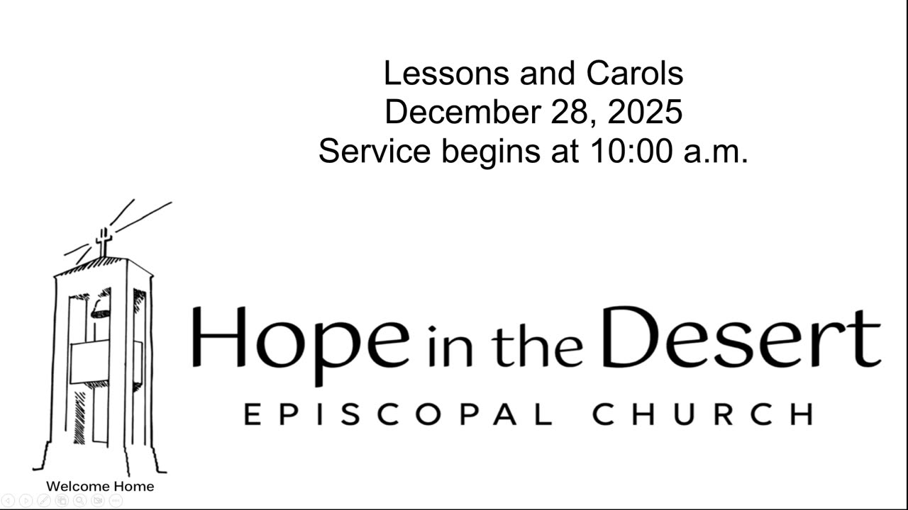 Lessons and Carols December 28, 2025