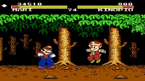 Bootleg Kart Fighter Mario, Level 1, Fight 3