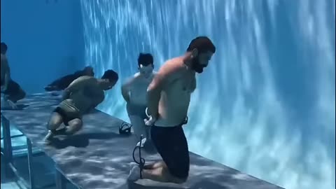 Underwater Training is Intense