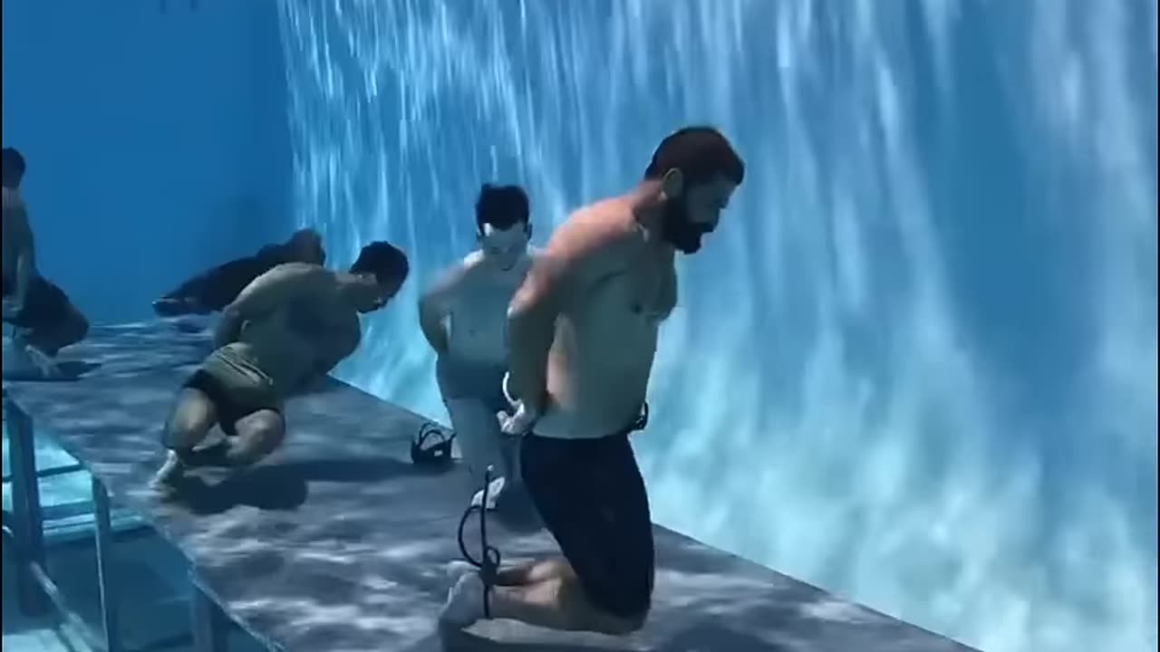 Underwater Training is Intense