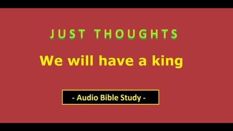 Just Thoughts - We will have a king (2015) Retro