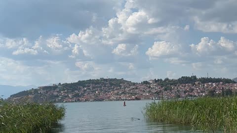 Ohrid Lake in North Macedonia