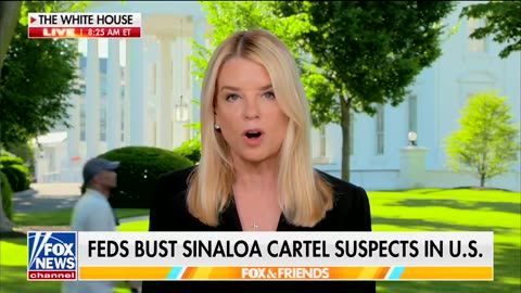 Pam Bondi tells Fox News that federal agents seized three million fentanyl pills