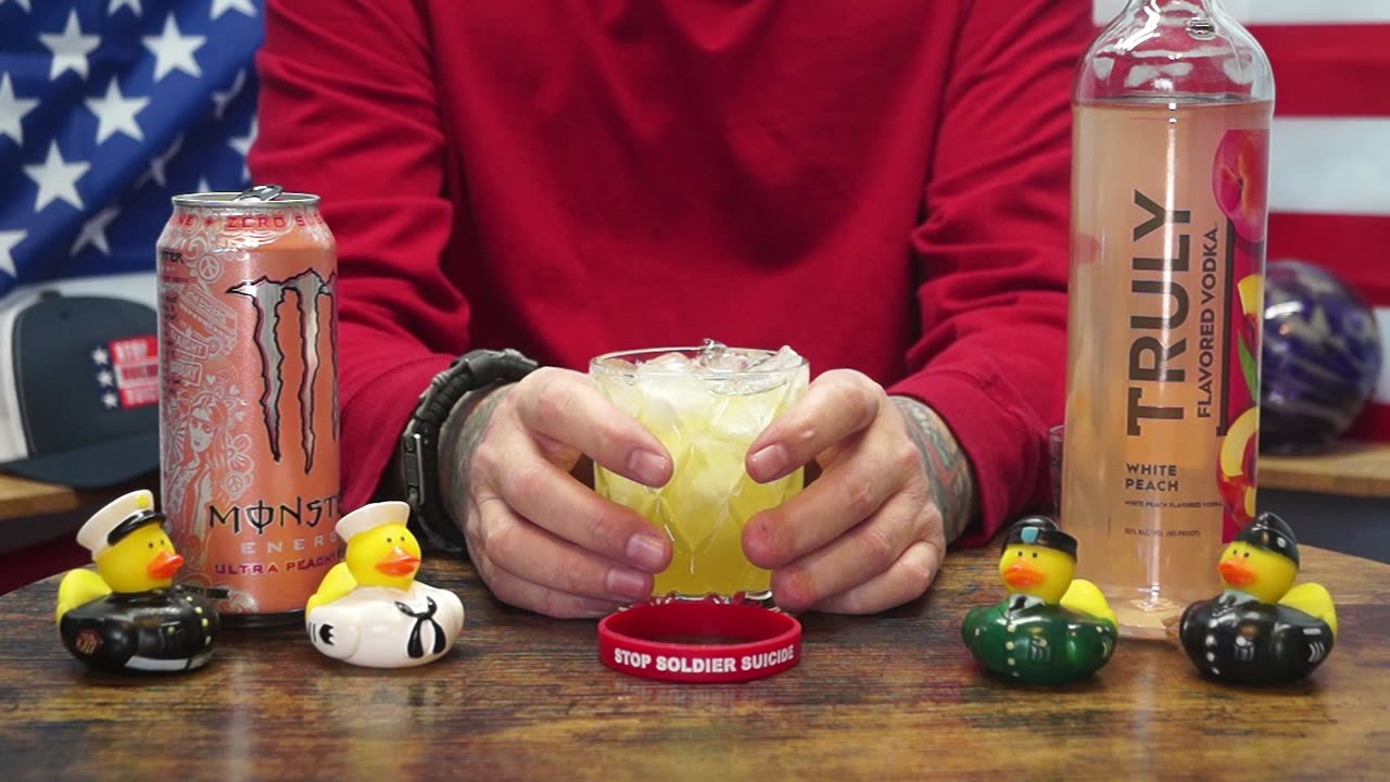 Joseph Wolstencroft - Truly White Peach Vodka & Monster Ultra Peachy Keen Energy Drink
