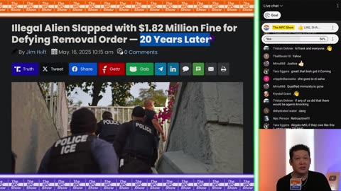 Trump Admin Fines An IIIegal lmmigrant $1,820,000 🟠⚪🟣 