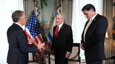 Netanyahu met with Secretary Rubio and envoy Witkoff before his meeting with Trump.