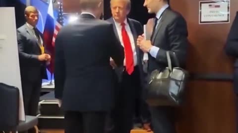 President Donald J. Trump and President Vladimir Putin after a press conference