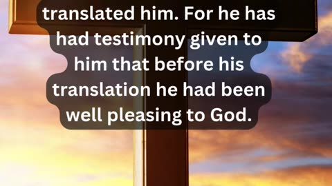 Journey of faith and spiritual growth Hebrews 11:5 Daily Bible Verse
