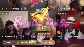 Royale auditions for Finesse show-ended the live with 8.5k views 8/29/25 #bigoclipandsip