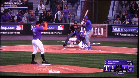 MLB The Show: Colorado Rockies vs Texas Rangers (S12 G109)