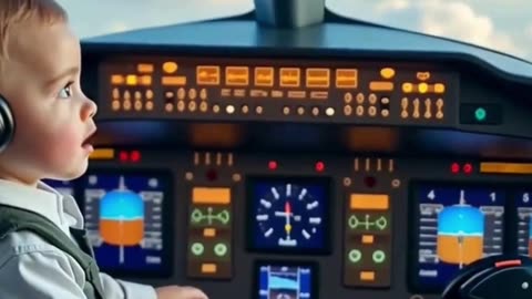 Captain Cutie Baby’s First Flight
