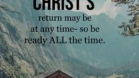 🔺 Be ready, Christ is coming sooner than you think!