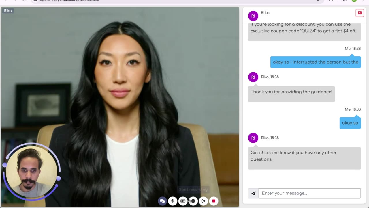 clickagent ai demo: create a "One Link Selling Machine" that Can explain, answer, & convert For You