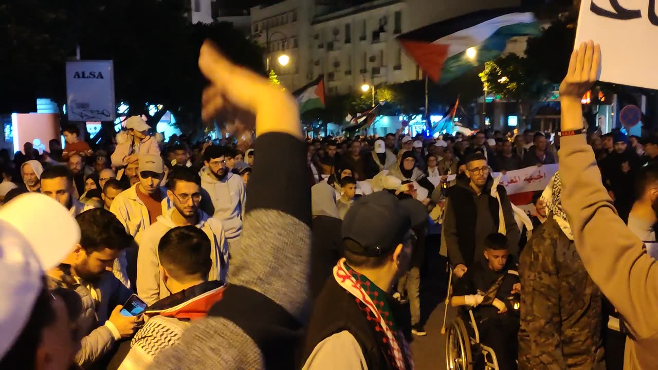 إحياء الذكرى 49 ليوم الأرض الفلسطيني من طنجة 29 03 2025 صمود فلسطين ارادة من حديد