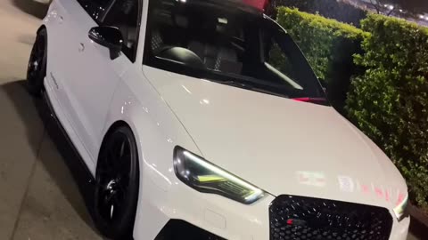 Audi RS3 8V Sportback - Custom LED Vehicle Registration Keychain video showcase. 🎥🔆🔗
