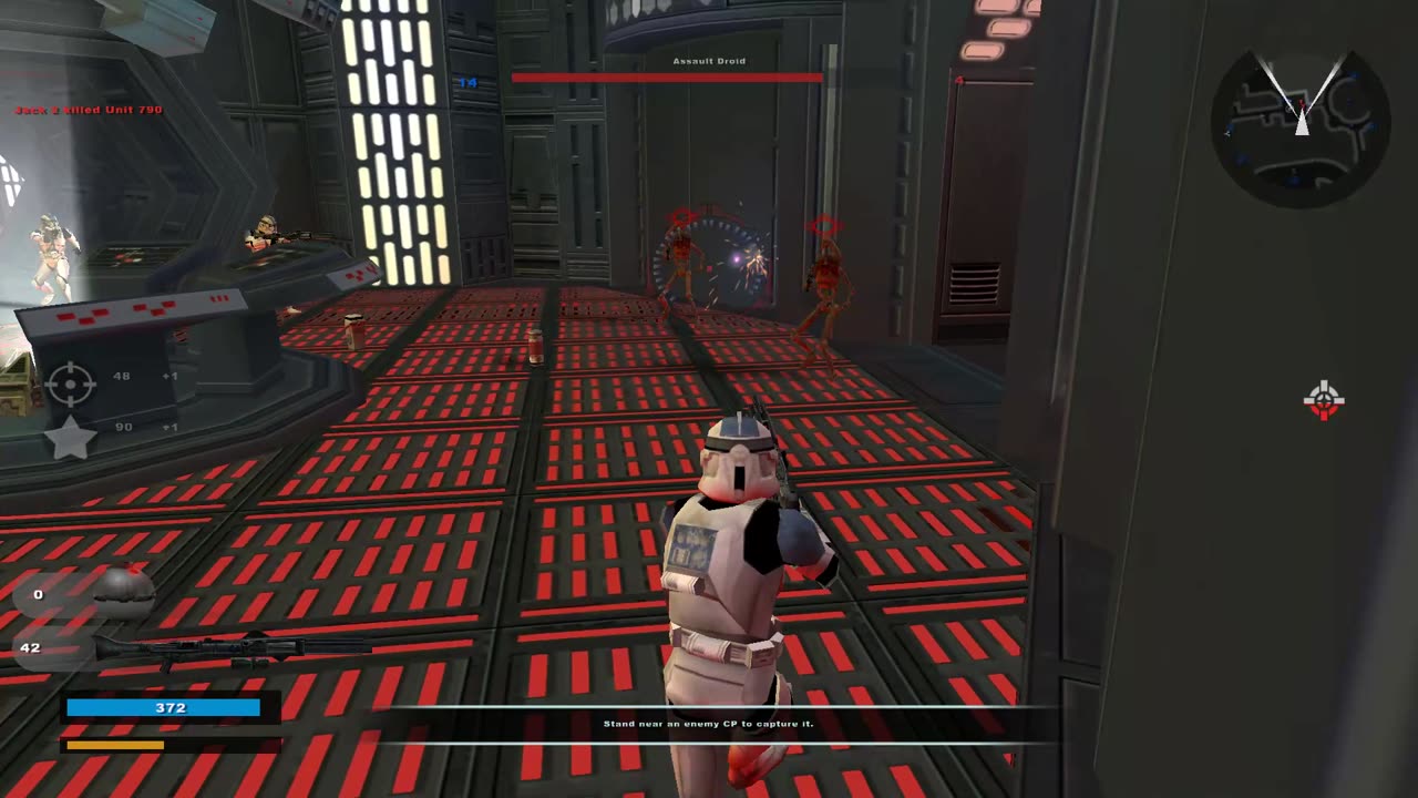 SWBF2 2005: Instant Action Conquest Death Star Republic Gameplay