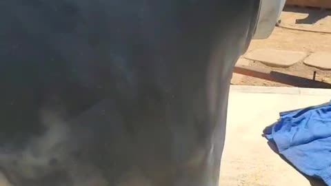 072525 54 Chevy fender work